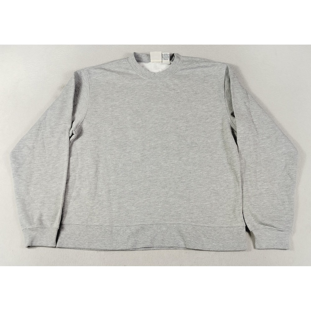 Vintage Oarsman Sweatshirt Mens Medium Gray Fleece Crewneck Pullover Basic 90s